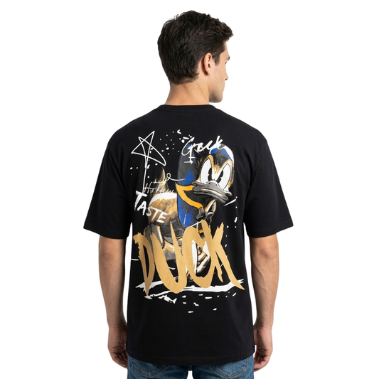 3D Printed Oversize T-Shirt (240 GSM Premium Cotton)Regular Fit, Streetwear Tee